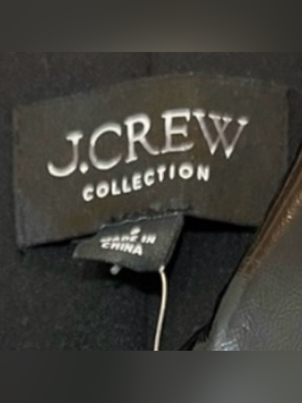 J.Crew Collection Collection gamine shirtdress in faux patent leather - Picture 14 of 14